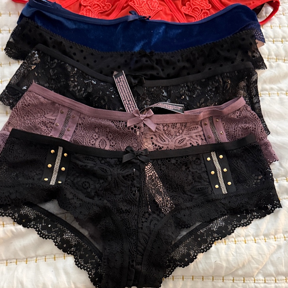 Victoria’s Secret MYSTERY Bundle - two panties thong or cheeky - SMALL - NWT - Picture 4 of 8